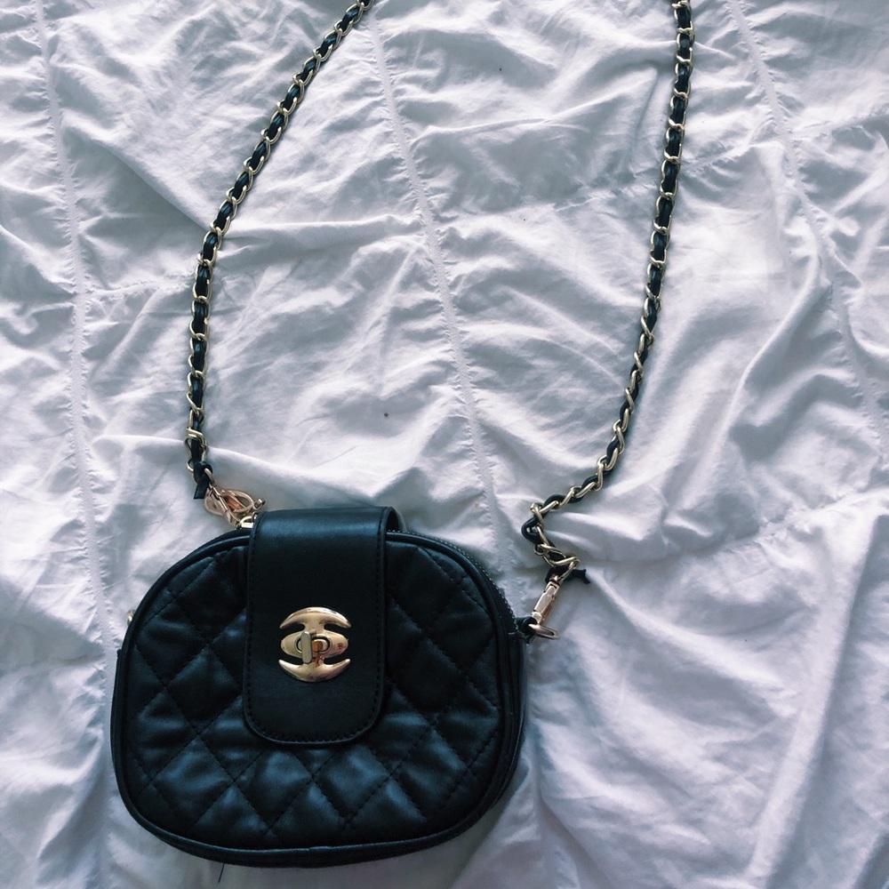 Black & Gold satchel